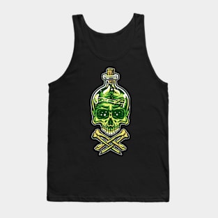 Skull Poison Bottle Crossbones Tank Top